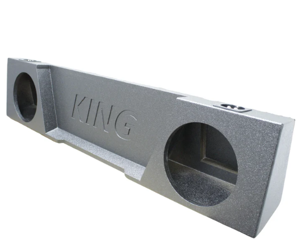 KING BOXES AK-GMC37-10 Chevrolet Silverado/Sierra 2014-2019 Subwoofer Box, Fits Dual 10"