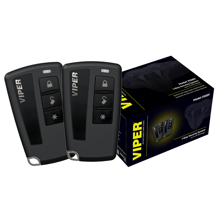Viper 3108V Car Alarm & Anti-Theft System, 1-Way, 1000 Foot Range