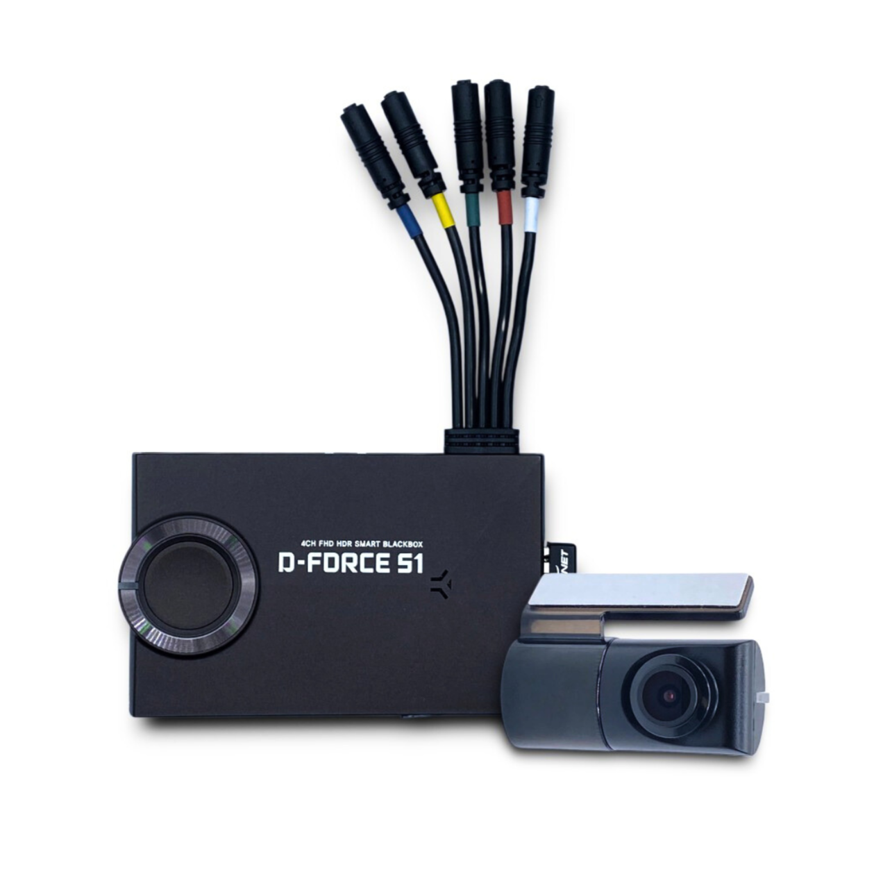 GNET D-FORCE S1-CFC Dash Camera, 1080p @ 30fps, 128GB, WiFi, GPS, Configurable
