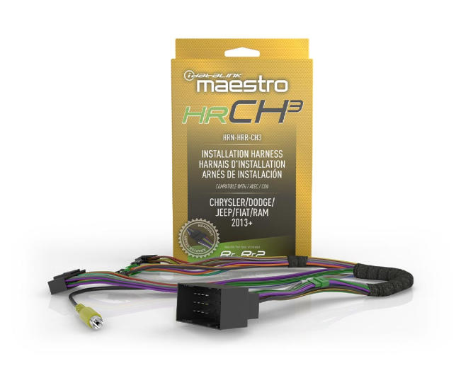 iDatalink Maestro HRN-HRR-CH3 Chrysler, Dodge and Jeep Plug & Play T-Harness