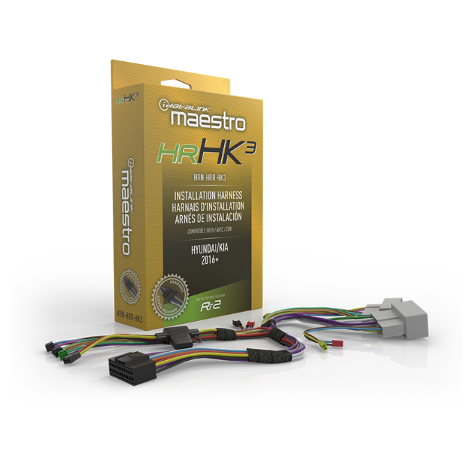 iDatalink Maestro HRN-HRR-HK3 Hyundai and Kia Plug & Play T-Harness