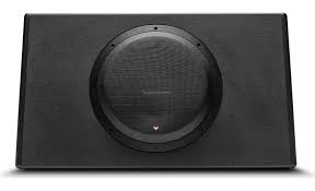 Rockford Fosgate P300-12T Slim 12" Powered Subwoofer, 300 Watt Amplifier, Truck Style Sealed Enclosure