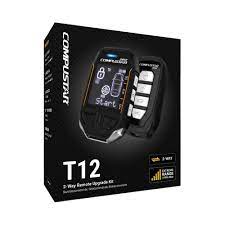 Compustar RF-2WT12-SS Key Fob Kit, 2-Way LCD + 2-Way LED, 15,000 Foot Range