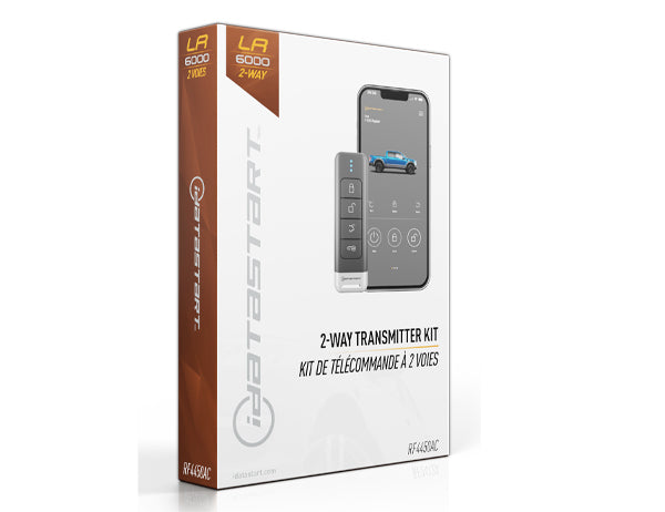 iDatastart RF4450AC Key Fob Kit, 2-Way LED with Bluetooth, 6000 Foot Range