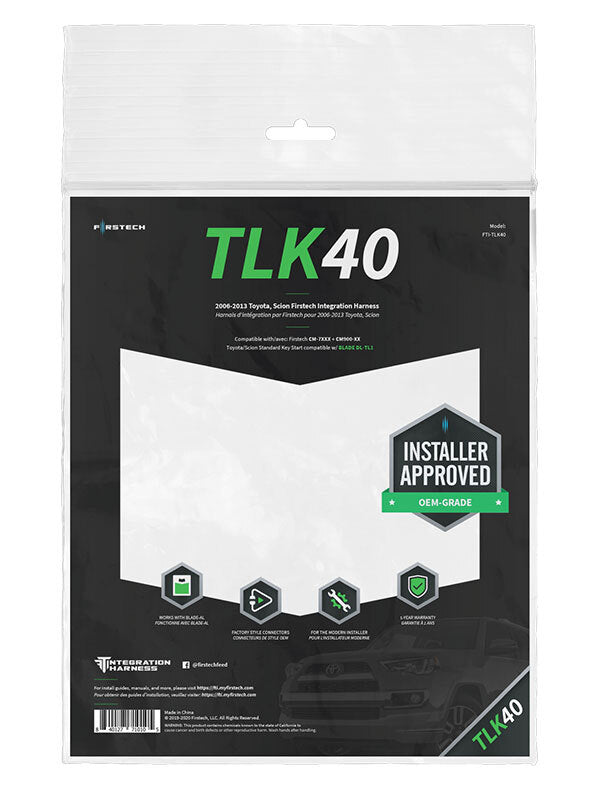 Firstech FTI-TLK40 Plug and Play T-Harness