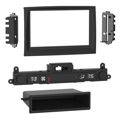 Metra 99-7389B 2017 - 2019 Kia Sportage (with NON-NAV Display Radio) Single and Double Din Dash Kit | Comes with ALL harnesses and SWC retention - Lockdown Security
