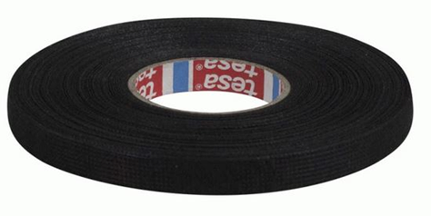 Tesa 51618 (3/8") PET Cloth Wire Harness Tape | Interior Use | 3/8" Width x 82 Foot Length - Lockdown Security