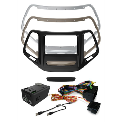 iDatalink Maestro KIT-CHK1 2014-Up Jeep Cherokee Double DIN Dash Kit - Lockdown Security