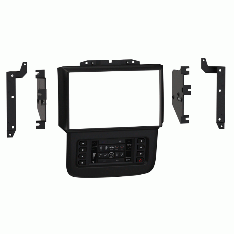 Metra 108-CH2B 2013 - 2017 RAM 1500/2500/3500 (with 8.4" factory screen) Modular Dash Kit - Lockdown Security