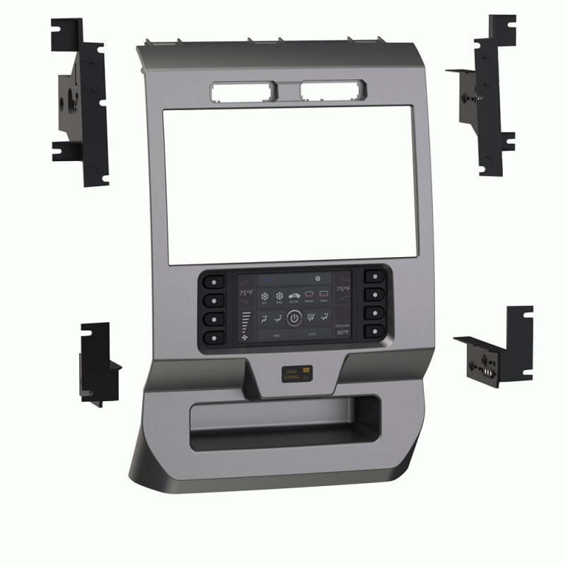 Metra 108-FD1CH 2015 - 2017 Ford F-150 Modular Dash Kit - Lockdown Security