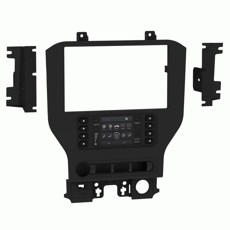 Metra 108-FD5CH 2015 - Up Ford Mustang (with 4.2" screen) Modular Dash Kit - Lockdown Security
