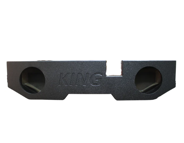 KING BOXES AK-DG2-12 Dodge RAM 2002-2018 Subwoofer Box, Fits Dual 12", Sealed Enclosure