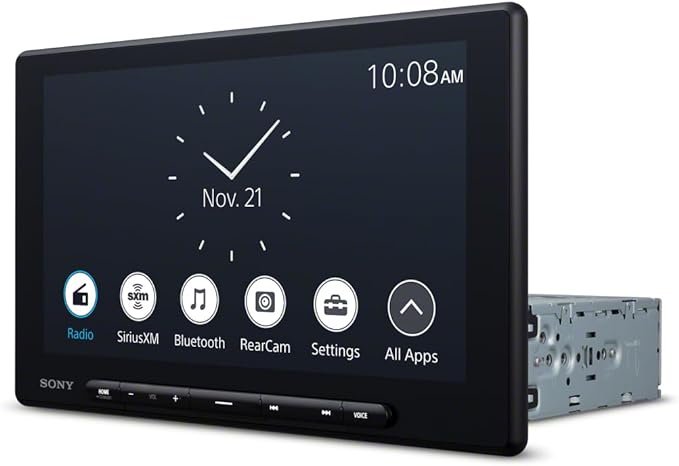 Sony XAV-AX8500 Multimedia Receiver, 10.1", Wireless Android Auto & CarPlay, HDMi Input, 5 Volt RCA