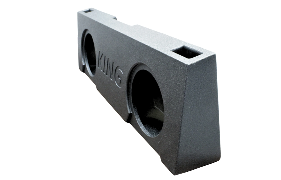 KING BOXES AFORD15-10 Ford F150 2004-2008 Subwoofer Box, Fits Dual 10", Sealed Enclosure