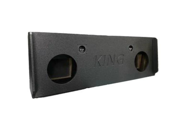 KING BOXES AK-GMC27-10 Chevrolet Silverado/GMC Sierra 2007-2013 Subwoofer Box, Fits Dual 10"