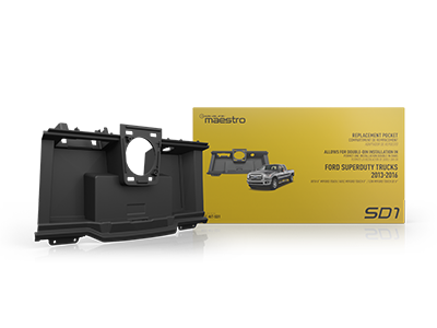 Idatalink Maestro ACC-KIT-SD1 2013 - 2016 Ford Superduty Truck Replacement Upper Pocket - Lockdown Security