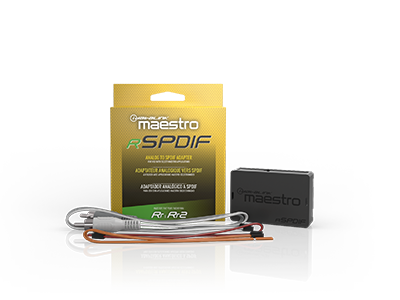 Idatalink Maestro ACC-RR-SPDIF ASPDIF SPDIF to Analog or TOSLINK Adapter - Lockdown Security