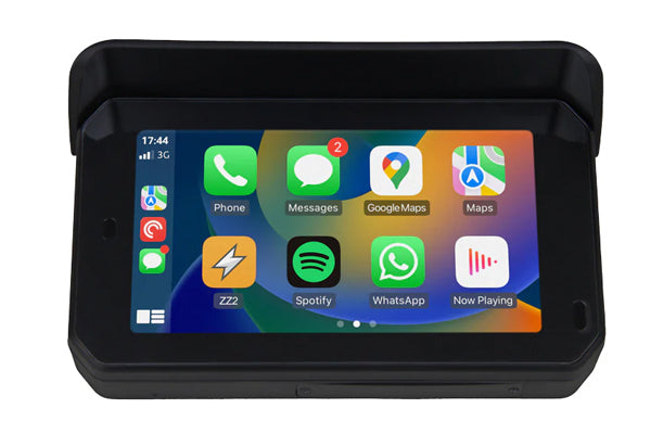 ZZ-2 B2P-DVR Motorcycle Apple CarPlay & Android Auto Media Screen with 2 Channel DVR