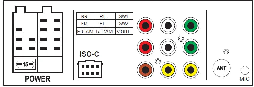 Blaupunkt ORLANDO750 Multimedia Receiver, 6.9", Wireless AA & CP, 2 Volt RCA