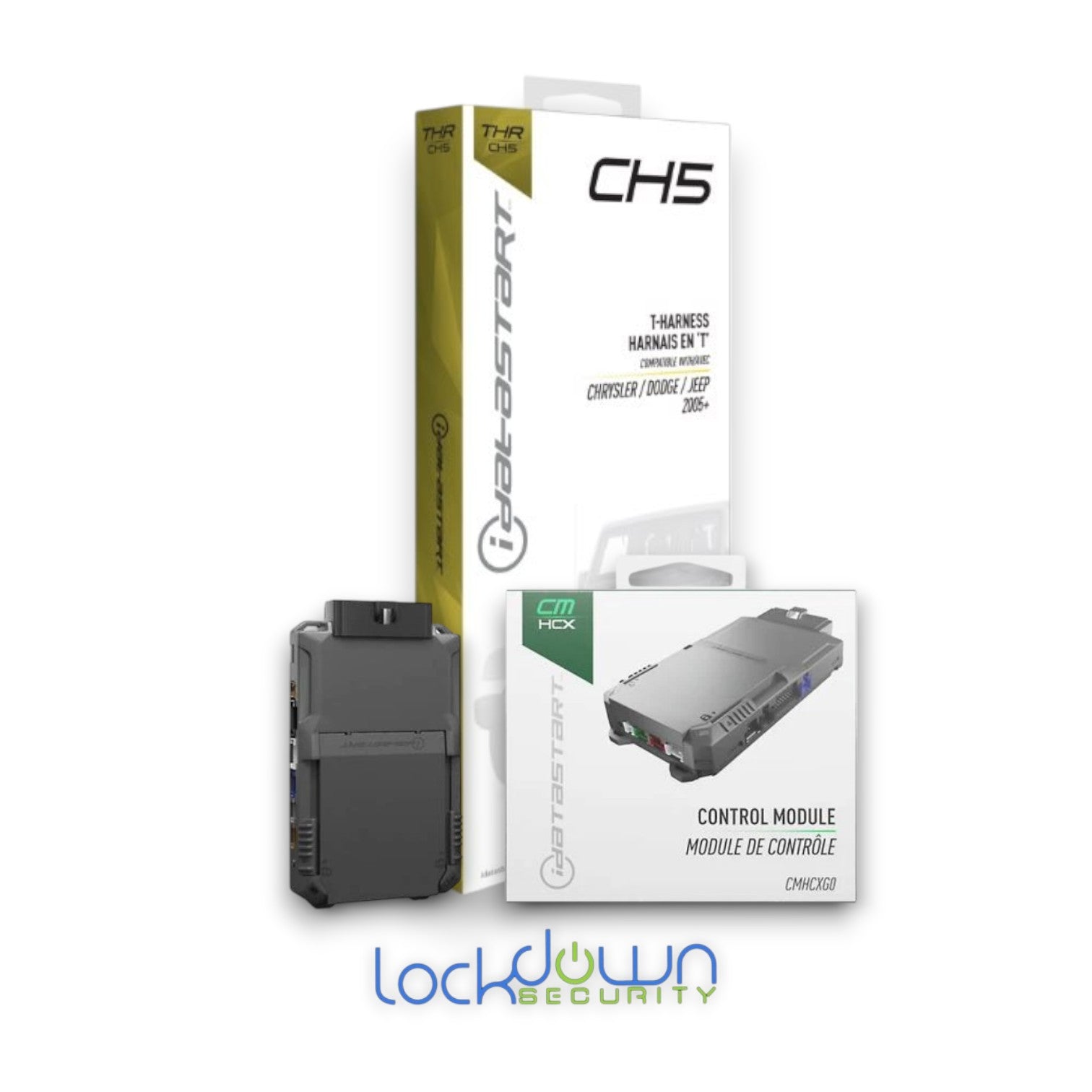 iDatastart CMHCXG0 Remote Starter with iDatastart ADS-THR-CH5 Plug-and-Play T-Harness