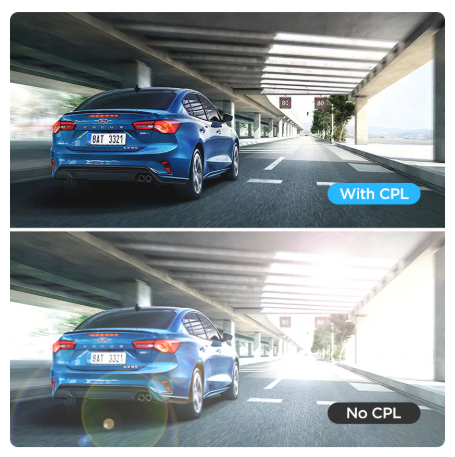 Viofo CPL-400 Anti-Glare Linear Polarizer Filter For VS1 Dash Camera