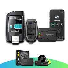 Compustar RFXQ9-CMX-AS Car Alarm with Remote Starter, 2-Way LCD + Smartphone, 3000 Foot Range