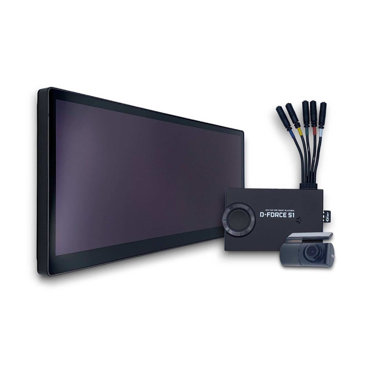 GNET D-FORCE S1-CFCM Dash Camera (Controller + Front Camera + LCD Screen)