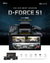 GNET D-FORCE S1 TRUCK 4CH Dash Camera, 1080p(x4) @ 30fps, 128GB, WiFi, LCD Screen, GPS