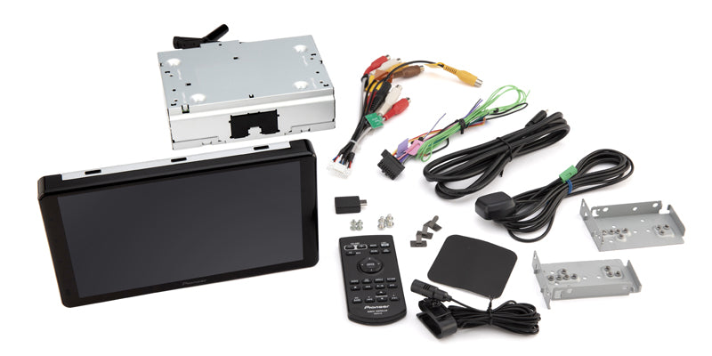 Pioneer DMH-WC6600NEX Multimedia Receiver, 9", Modular Screen, Wireless AA & CP, HDMi, Maestro, HD Radio, 4 Volt RCA - Lockdown Security