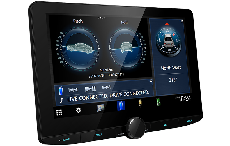 Kenwood DMX1038S Multimedia Receiver, 10.1", Wireless AA & CP, HDMi, Maestro, HD Radio, 4 Volt RCA