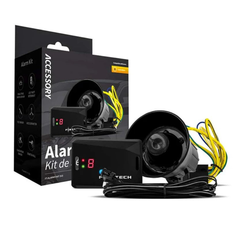 Compustar FT-ALARMIT KIT, Includes FT-DASII, FT-SIRENP, FT-LED, E-LOCK Relay