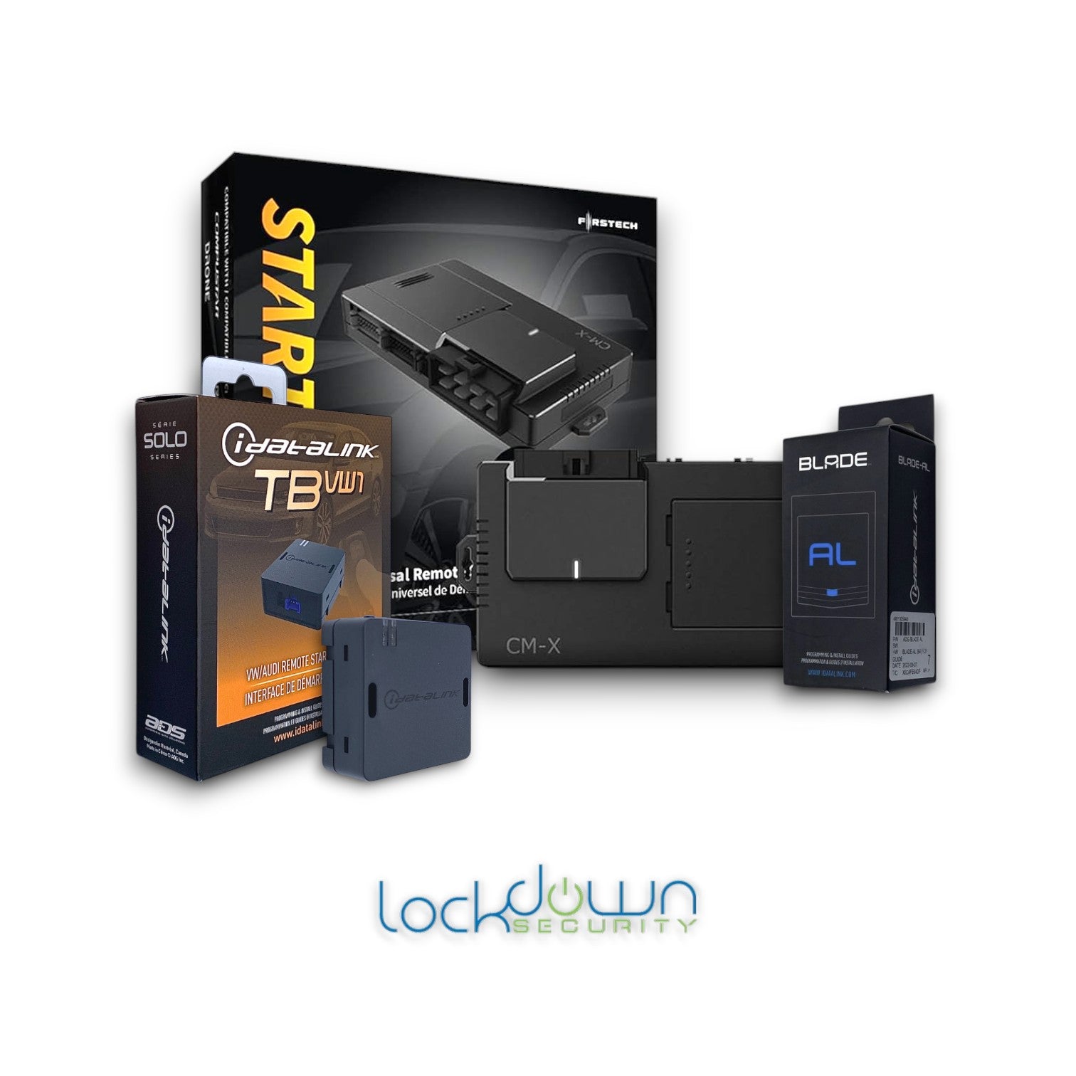 Compustar FT-CMX-HC Remote Starter with iDatalink BLADE-AL Interface and iDatalink ADS-TBSL-VW1 Interface
