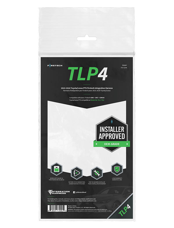 Firstech FTI-TLP4 T-Harness for Lexus, Toyota, Scion - Lockdown Security