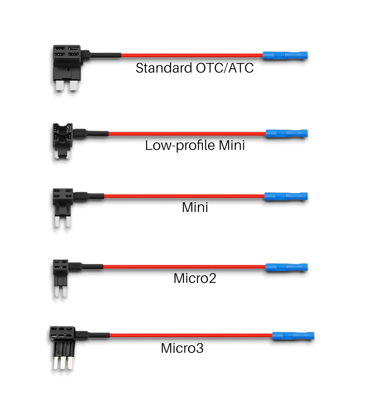 12 Volt Automotive Add-a-circuit Fuse Taps With Circuit Protection | ATC | ATM |ATMLP (Low Profile)| ATZ (Micro2 | ATW (Micro3)