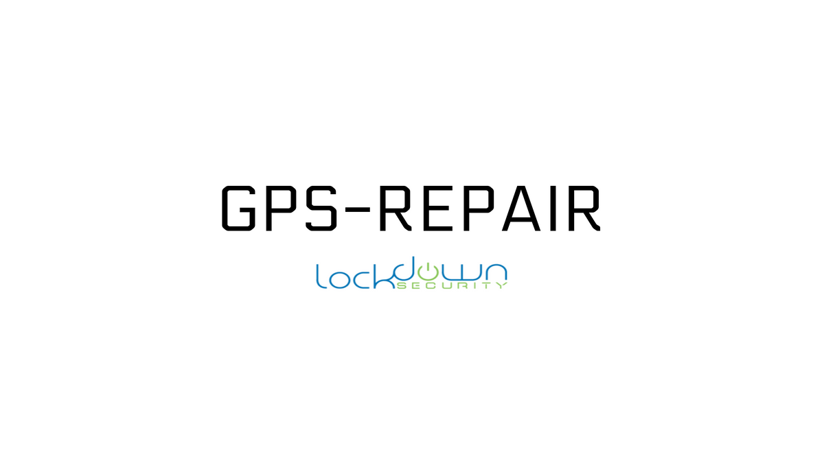 GPS Tracking System Repair Service Canada - Lockdown Security