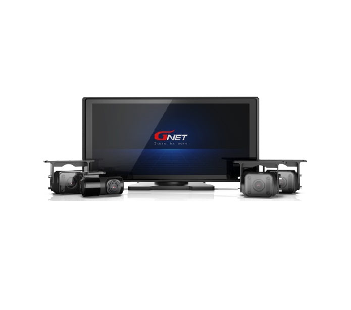 GNET GT9000 Dash Camera, 1080p (x4) @ 30fps, 128GB, WiFi, 10.36" LCD Screen, GPS