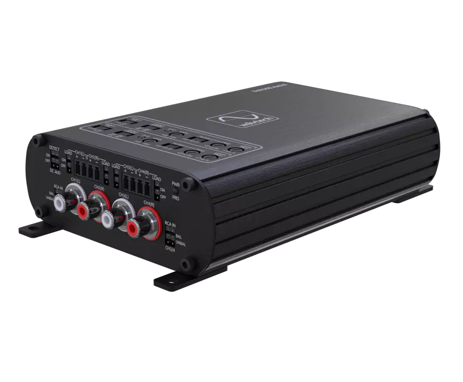 Wavtech LINK300.4MINI MINI Amplifier (4 x 75W RMS - Class D 4-Channel)