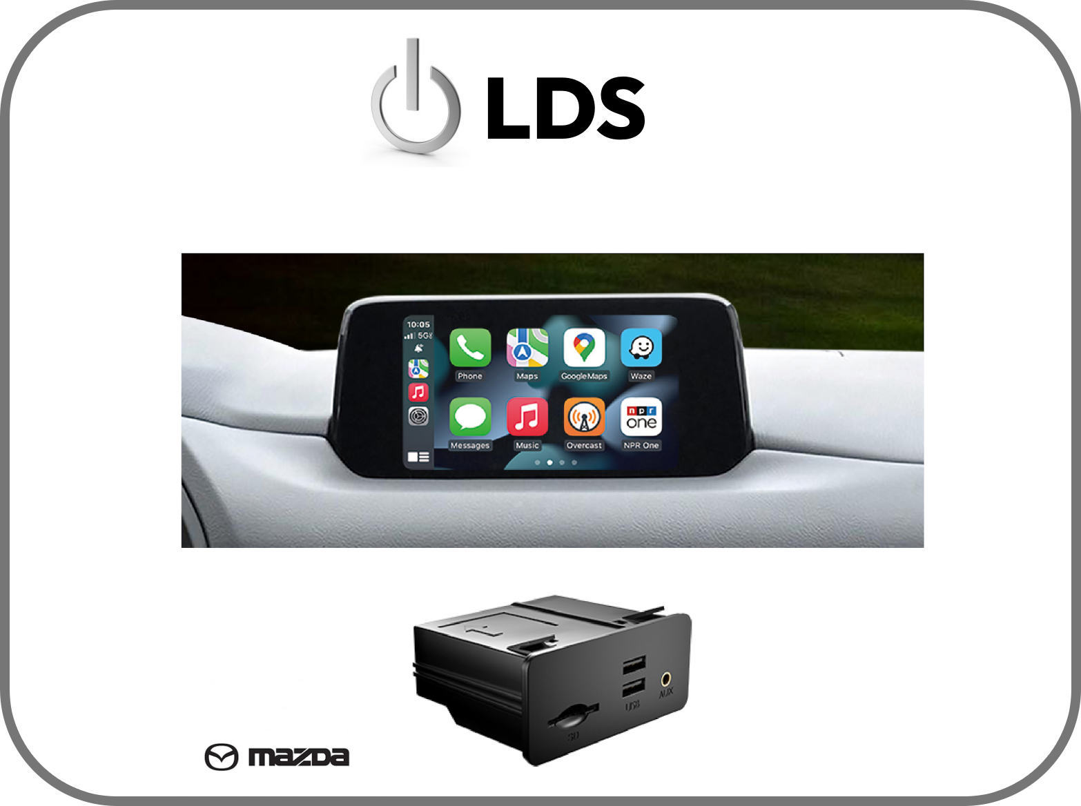 LDS EW-MZDCP-B01A Mazda CarPlay and Android Auto Interface