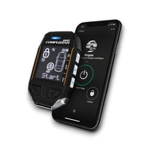 Compustar RFX-2WT12-SS Key Fob Kit, 2-Way LCD + Drone Smartphone Controller, 15,000 Foot Range