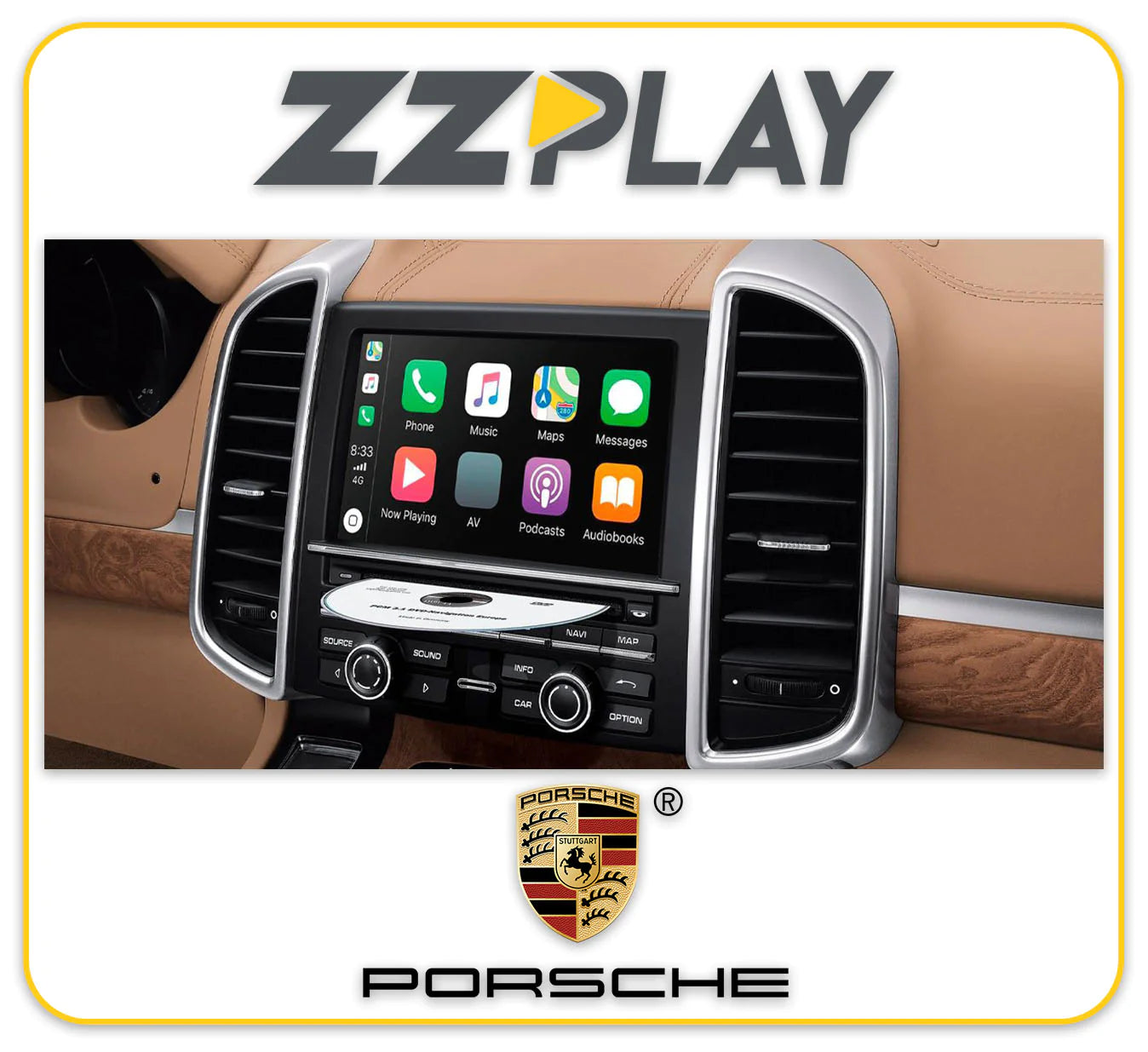ZZ-2 ITZ-CDR31-A Wireless CarPlay and Android Auto Interface | Fits CDR31 Radios - Lockdown Security
