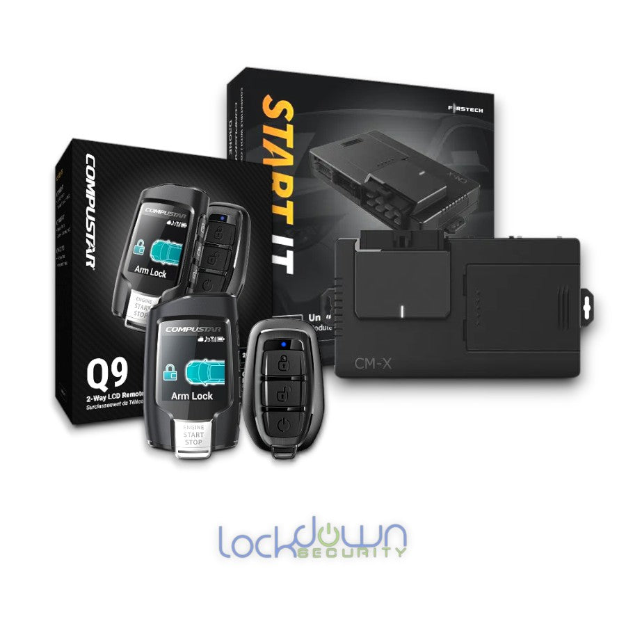 Compustar Q9-CMX-S Remote Starter, 2-Way LCD, 3000 Foot Range ✨