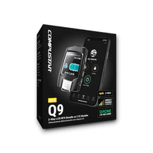 Compustar RFX-2WQ9-FM Key Fob Kit, 2-Way LCD + Smartphone Control, 3000 Feet Range