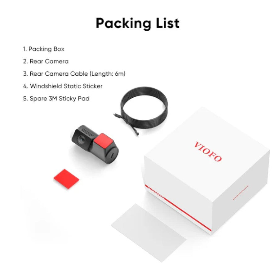 Viofo RNE800 Rear Camera