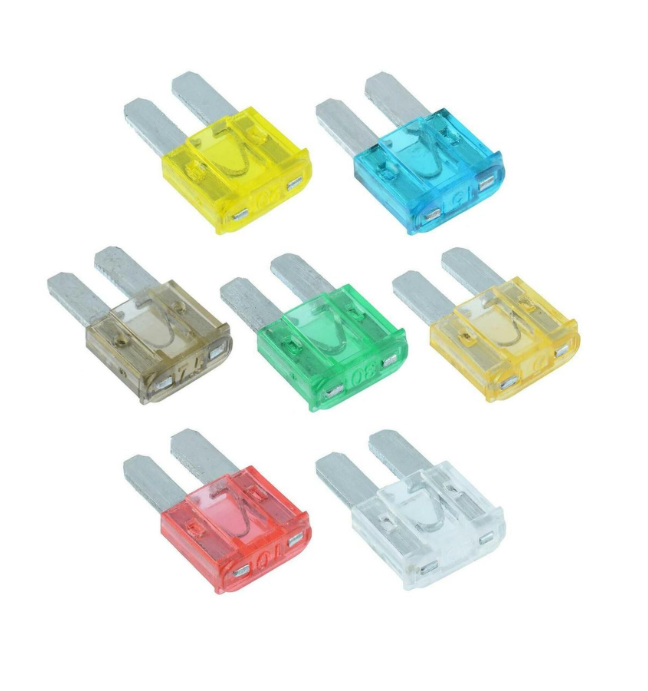Micro2 12 Volt Car Fuses (5 Amp, 10 Amp, 15 Amp, 20 Amp, 25 Amp & 30 Amp) | 10 Pack