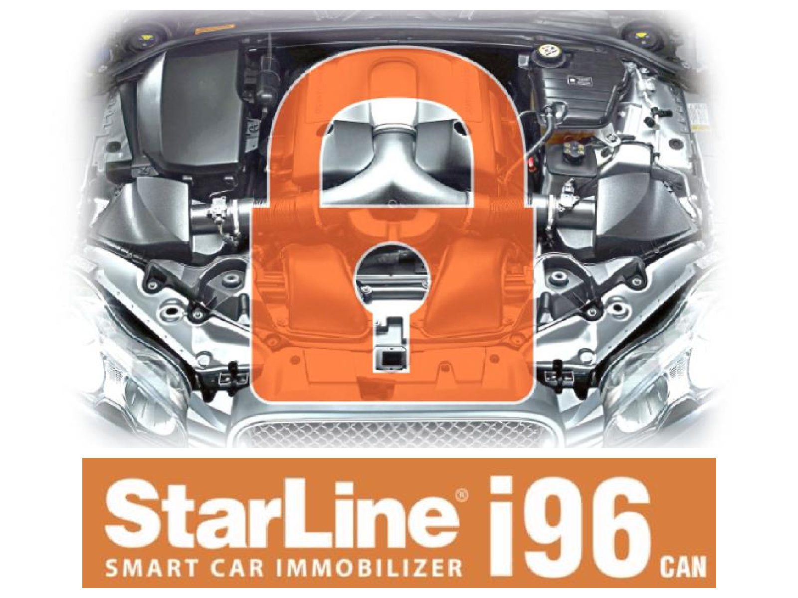Starline i96CAN ECO Digital Anti Theft System with Installation