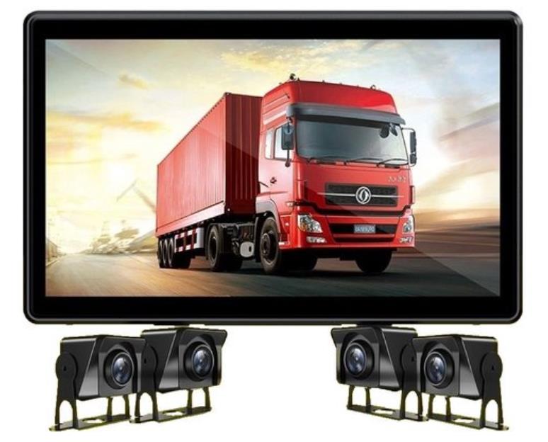 Steelmate C40 Multi Camera Kit with 4 Cameras, 720p (x4) @ 30fps, 10.1" LCD Screen, Voice Control, AI Blind Spot Detection