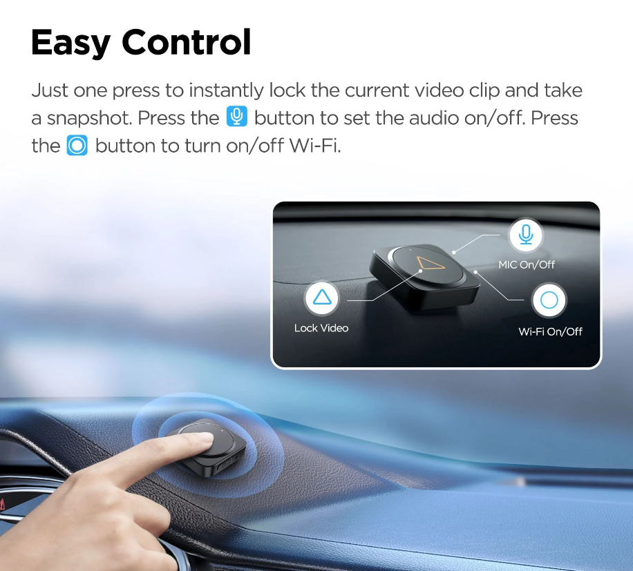 Viofo BTR200 Wireless Bluetooth Remote Control