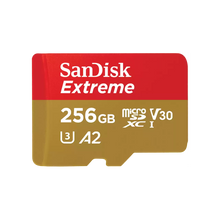 SanDisk Extreme 256GB MicroSD Memory Card | SDSQXAV-256G-GN6MA