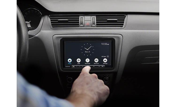 Sony XAV-AX3700 Multimedia Receiver, 6.95", Apple CarPlay, iDatalink Maestro compatibility, sound customization and more.