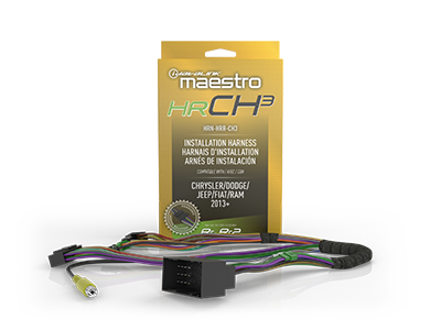 Idatalink Maestro HRN-HRR-CH3 Chrysler/Dodge/Jeep 52 Pin Plug & Play T-Harness - Lockdown Security